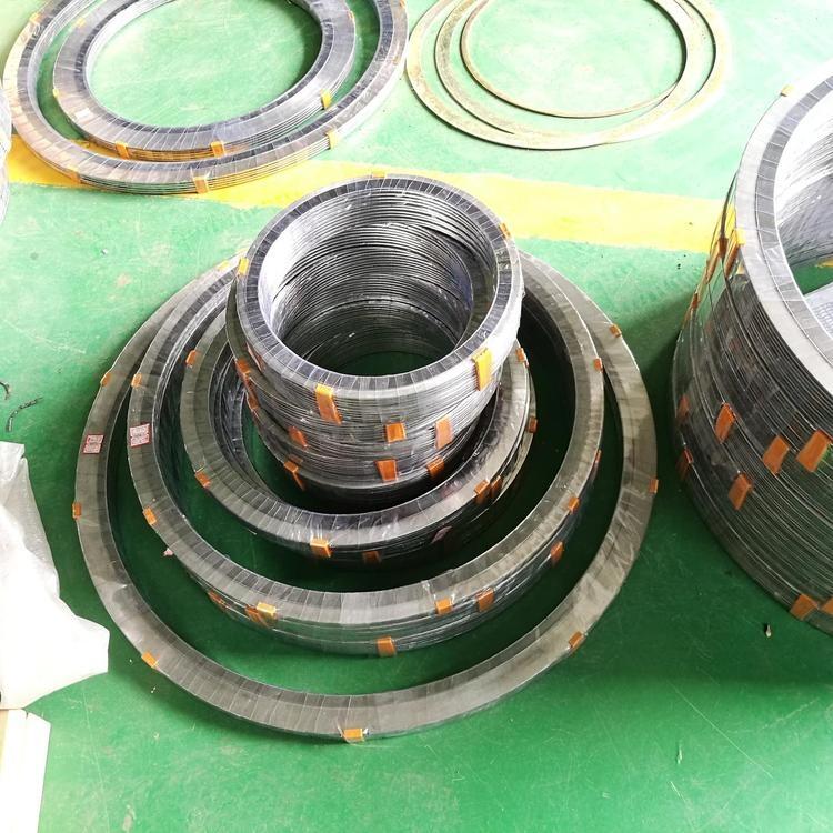 A型金屬纏繞法蘭密封墊片價格  內外環(huán)金屬纏繞墊定制